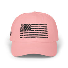 Load image into Gallery viewer, Distressed American Flag Dad Cap - Vintage Patriotic Baseball Hat