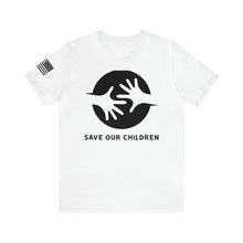 Load image into Gallery viewer, Save Our Children - Hands - Adult Men's and Women's (Unisex) T-Shirt