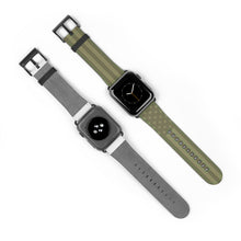 Load image into Gallery viewer, American Flag (Muted Olive Drab) - Apple Watch Band