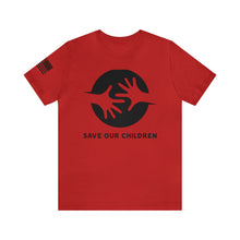 Load image into Gallery viewer, Save Our Children - Hands - Adult Men's and Women's (Unisex) T-Shirt