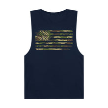 Load image into Gallery viewer, Distressed Camo Flag - Men's Sleeveless Performance Tee
