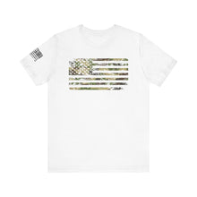 Load image into Gallery viewer, Distressed Camo Flag Tee