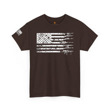 Load image into Gallery viewer, American Flag Gun T-Shirt — Patriotic Firearm Graphic Tee
