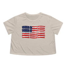 Load image into Gallery viewer, PMAG Flag Flowy Cropped Tee