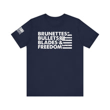 Load image into Gallery viewer, Brunettes, Bullets, Blades and Freedom