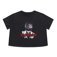 Load image into Gallery viewer, Trump 2024 Adult Women's Flowy Cropped Tee