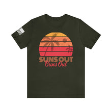 Load image into Gallery viewer, Suns Out Guns Out - Adult Men's and Women's (Unisex) T-Shirt