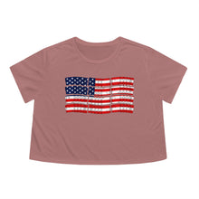 Load image into Gallery viewer, PMAG Flag Flowy Cropped Tee