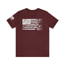 Load image into Gallery viewer, American Flag Gun - Adult Men's and Women's (Unisex) T-Shirt