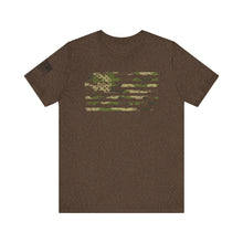 Load image into Gallery viewer, Distressed Camo Flag Tee