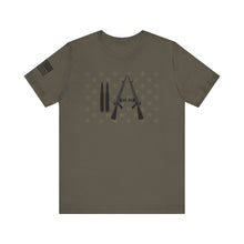 Load image into Gallery viewer, 2A Bullets Patriotic Gun Tee