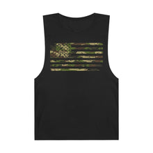 Load image into Gallery viewer, Distressed Camo Flag - Men's Sleeveless Performance Tee