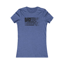 Load image into Gallery viewer, American Flag Gun Shirt - Adult Womens T-Shirt