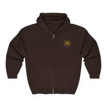 Load image into Gallery viewer, Defend the 2nd Amendment Zip Hoodie — Pro-Second Amendment Full-Zip Sweatshirt
