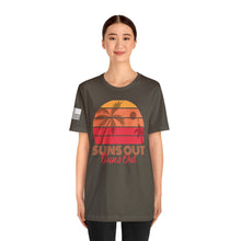 Load image into Gallery viewer, Suns Out Guns Out - Adult Men's and Women's (Unisex) T-Shirt