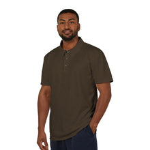 Load image into Gallery viewer, TRIGR Polo Shirt - Dark Brown Polo Shirt - All-Over Print Classic