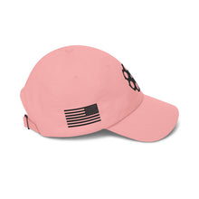 Load image into Gallery viewer, Distressed American Flag Dad Cap - Vintage Patriotic Baseball Hat