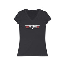 Load image into Gallery viewer, Patriot - Women's Jersey Short Sleeve V-Neck Tee