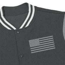 Load image into Gallery viewer, American Flag (Embroidered) - Men's Varsity Jacket