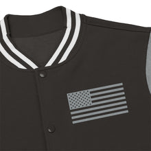 Load image into Gallery viewer, American Flag (Embroidered) - Men's Varsity Jacket
