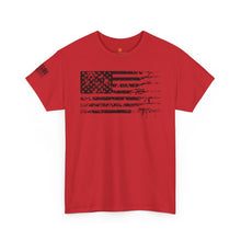 Load image into Gallery viewer, American Flag Gun T-Shirt — Patriotic Firearm Graphic Tee
