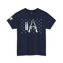 Load image into Gallery viewer, Patriotic '2A Bullets' Gun Tee — Second Amendment Shirt
