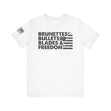 Load image into Gallery viewer, Brunettes, Bullets, Blades and Freedom
