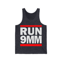 Load image into Gallery viewer, RUN 9MM - Men&#39;s Sleeveless Performance Tee.
