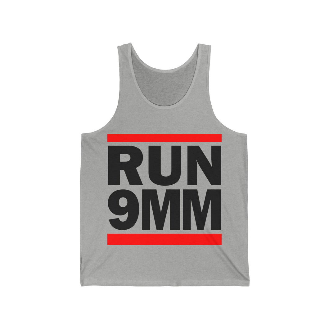 RUN 9MM - Men's Sleeveless Performance Tee.
