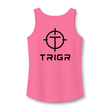 Load image into Gallery viewer, TRIGR Target Logo Tank Top - Women's Cotton Sleeveless Tee
