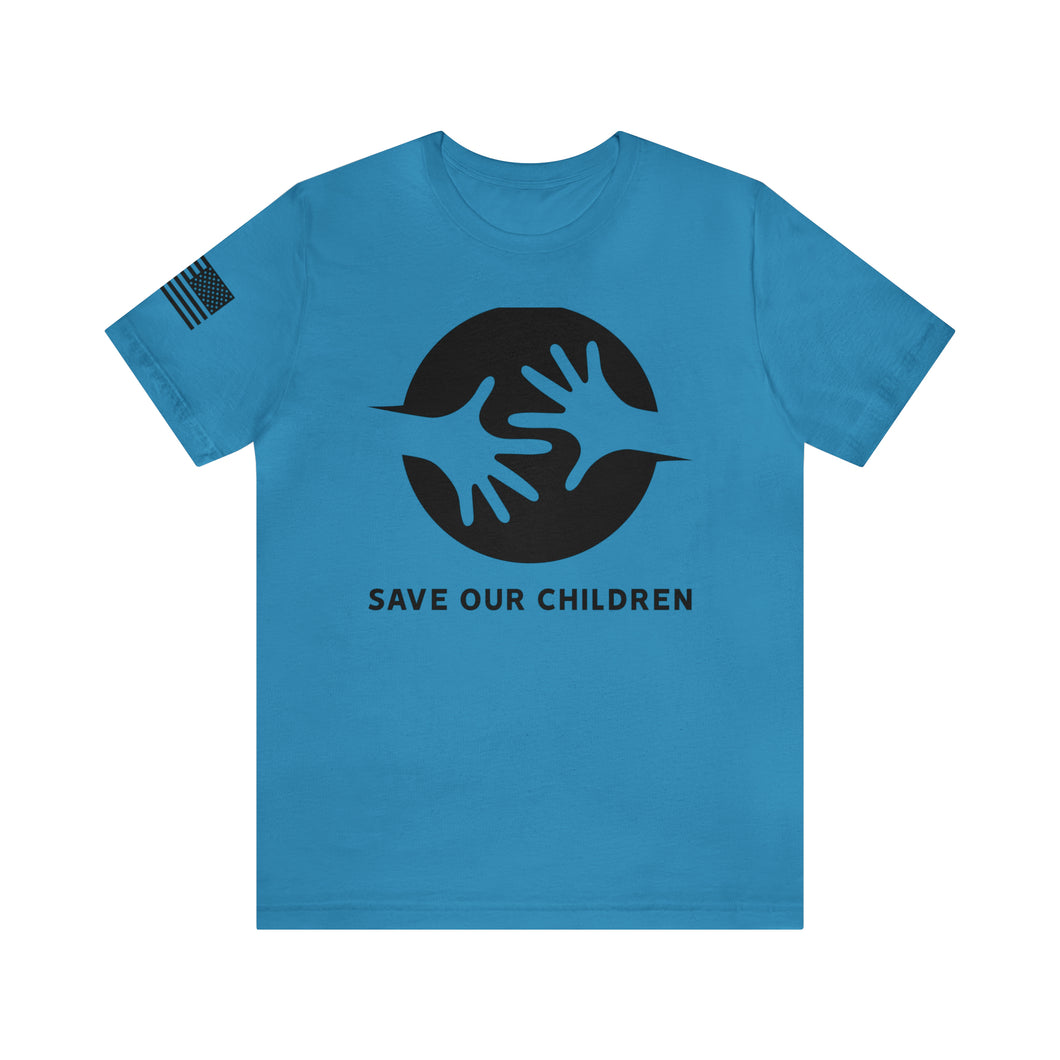Save Our Children - Hands - Adult Men's and Women's (Unisex) T-Shirt
