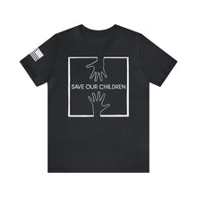 Load image into Gallery viewer, Save Our Children - Hands - Andrew Mitchell - Adult Men&#39;s and Women&#39;s (Unisex) T-Shirt
