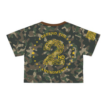 Load image into Gallery viewer, Defend the 2nd Amendment - Adult Womens Cropped T-Shirt (LIMITED EDITION)

