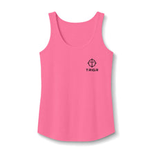 Load image into Gallery viewer, TRIGR Target Logo Tank Top - Women's Cotton Sleeveless Tee
