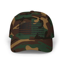 Load image into Gallery viewer, Distressed American Flag Dad Cap - Vintage Patriotic Baseball Hat
