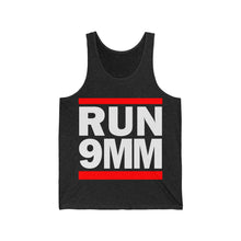 Load image into Gallery viewer, RUN 9MM - Men&#39;s Sleeveless Performance Tee.
