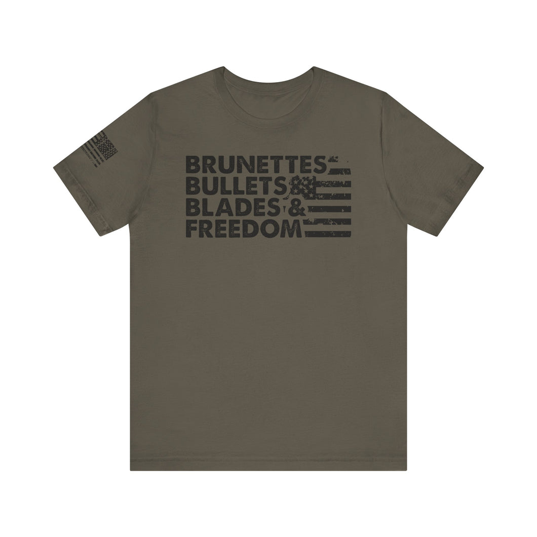 Brunettes, Bullets, Blades and Freedom