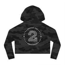 Load image into Gallery viewer, Defend The 2nd Amendment - Women’s Cropped Hooded Sweatshirt
