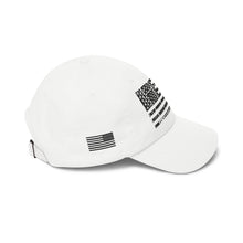 Load image into Gallery viewer, Distressed American Flag Dad Cap - Vintage Patriotic Baseball Hat
