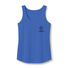 Load image into Gallery viewer, TRIGR Target Logo Tank Top - Women's Cotton Sleeveless Tee
