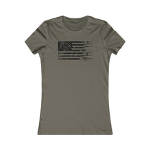 Load image into Gallery viewer, American Flag Gun Shirt - Adult Womens T-Shirt
