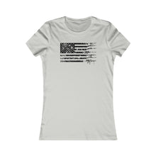 Load image into Gallery viewer, American Flag Gun Shirt - Adult Womens T-Shirt
