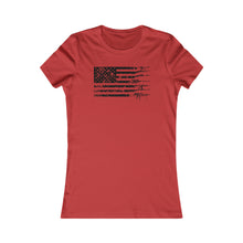 Load image into Gallery viewer, American Flag Gun Shirt - Adult Womens T-Shirt
