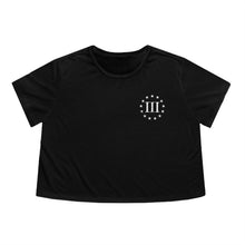 Load image into Gallery viewer, Sniper Adult Women&#39;s Flowy Cropped Tee
