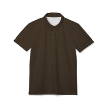 Load image into Gallery viewer, TRIGR Polo Shirt - Dark Brown Polo Shirt - All-Over Print Classic
