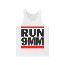 Load image into Gallery viewer, RUN 9MM - Men&#39;s Sleeveless Performance Tee.
