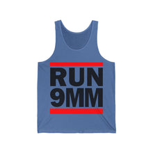 Load image into Gallery viewer, RUN 9MM - Men&#39;s Sleeveless Performance Tee.
