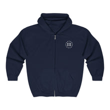 Load image into Gallery viewer, Defend the 2nd Amendment Zip Hoodie — Pro-Second Amendment Full-Zip Sweatshirt
