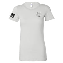 Load image into Gallery viewer, Defend The 2nd Amendment - Adult Womens White T-Shirt Front

