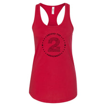 Load image into Gallery viewer, Defend The 2nd Amendment - Adult Womens Red Racerback Tank Front
